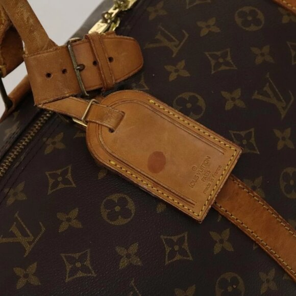 LOUIS VUITTON Monogram Keepall 60 Boston Bag LV Auth - Picture 10 of 16